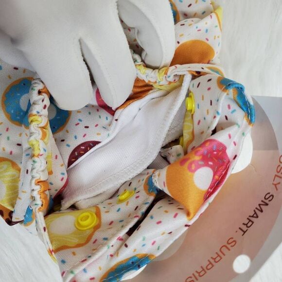 SMART BOTTOMS OS donuts print all in one dream diaper - Picture 3 of 5